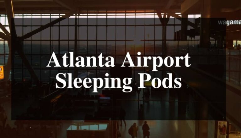 Atlanta Airport Sleeping Pods