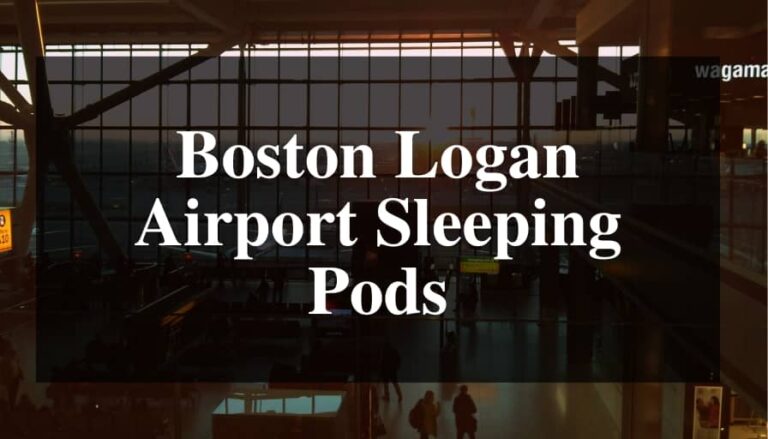 Boston Logan Airport Sleeping Pods